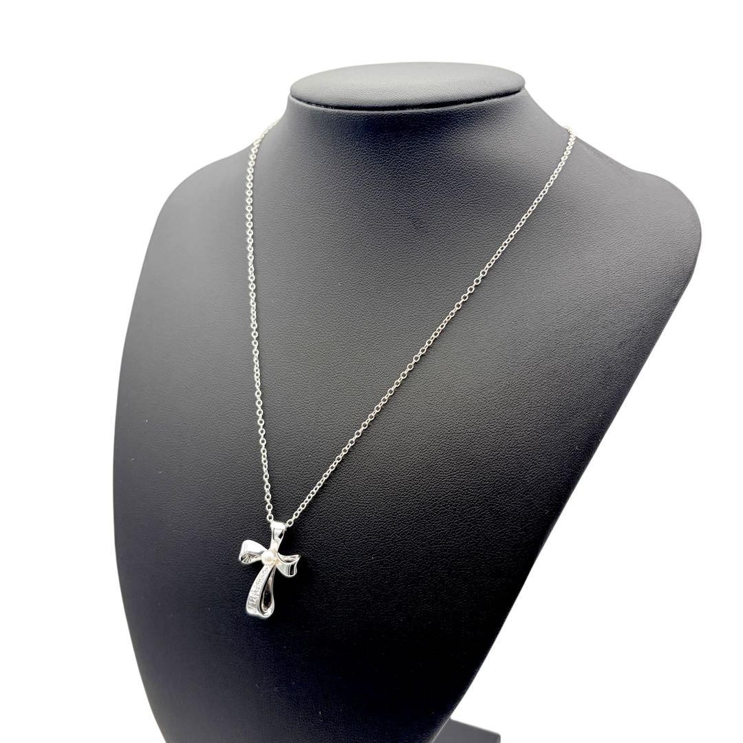 MIKIMOTO Akoya Pearl Necklace 4mm SILVER 40cm/15.7inches Genuine Pearl
