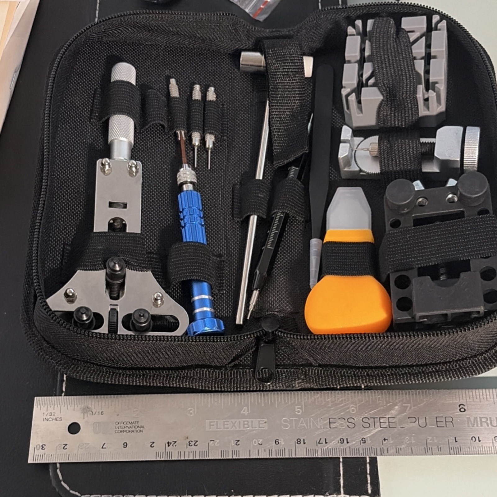 Eventronic Watch Repair Kit with Tools, Pins, Screwdrivers, Band Removers, Case