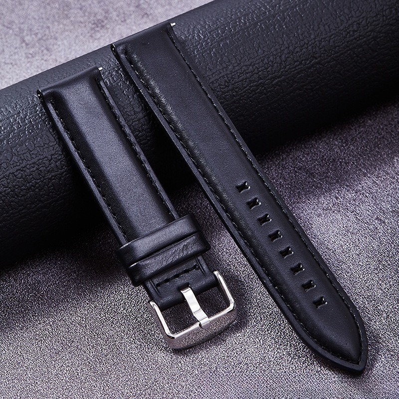 Quality Genuine Leather Watch Strap Fashionable Universal Band 18 20 22 24 26mm