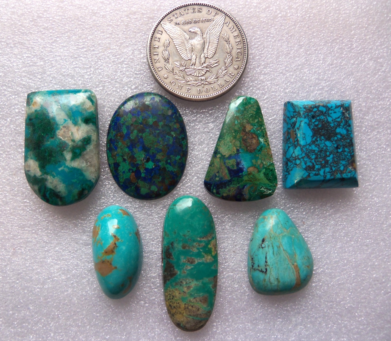 Turquoise Cabochon Lot Bolo Stones