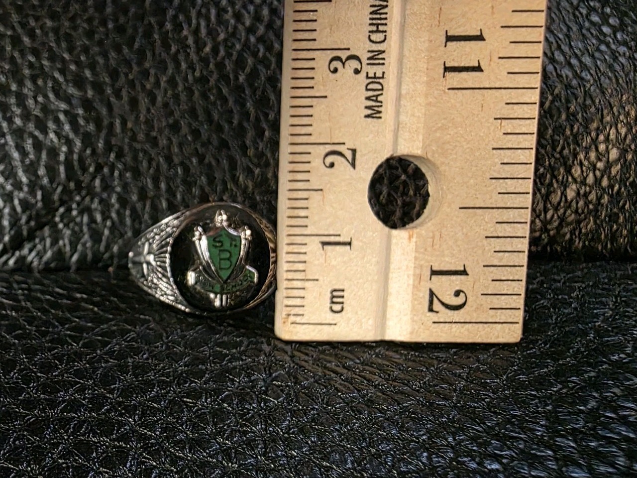Vintage St. B High School Class Ring, Kinney Sterling Silver- Size 5.25