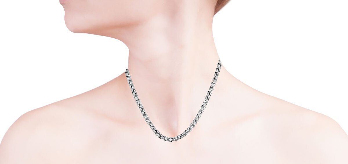 Verona Jewelers Sterling Silver 2.5MM Classic Italian Round Box Chain Necklace-