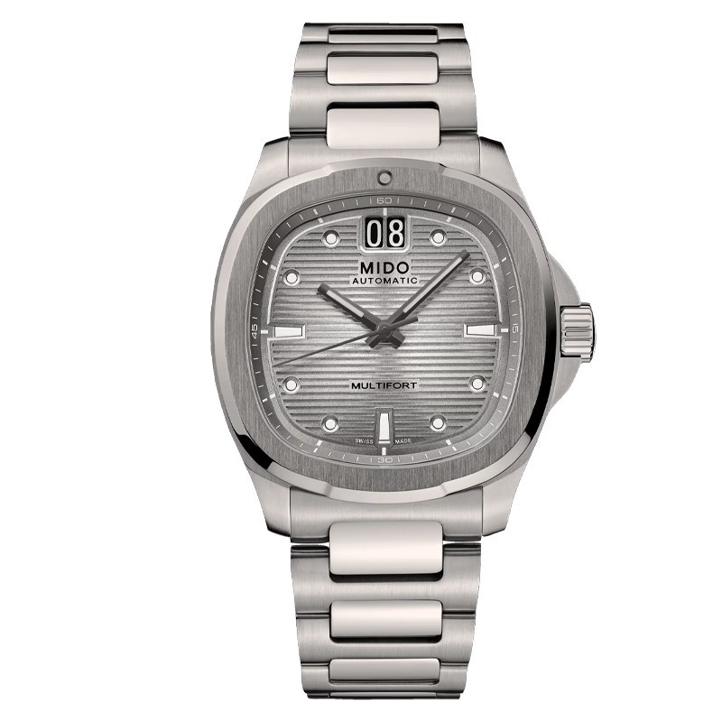 Mido Multifort TV Big Date 40mm Gray Dial Men’s Watch M0495264408100