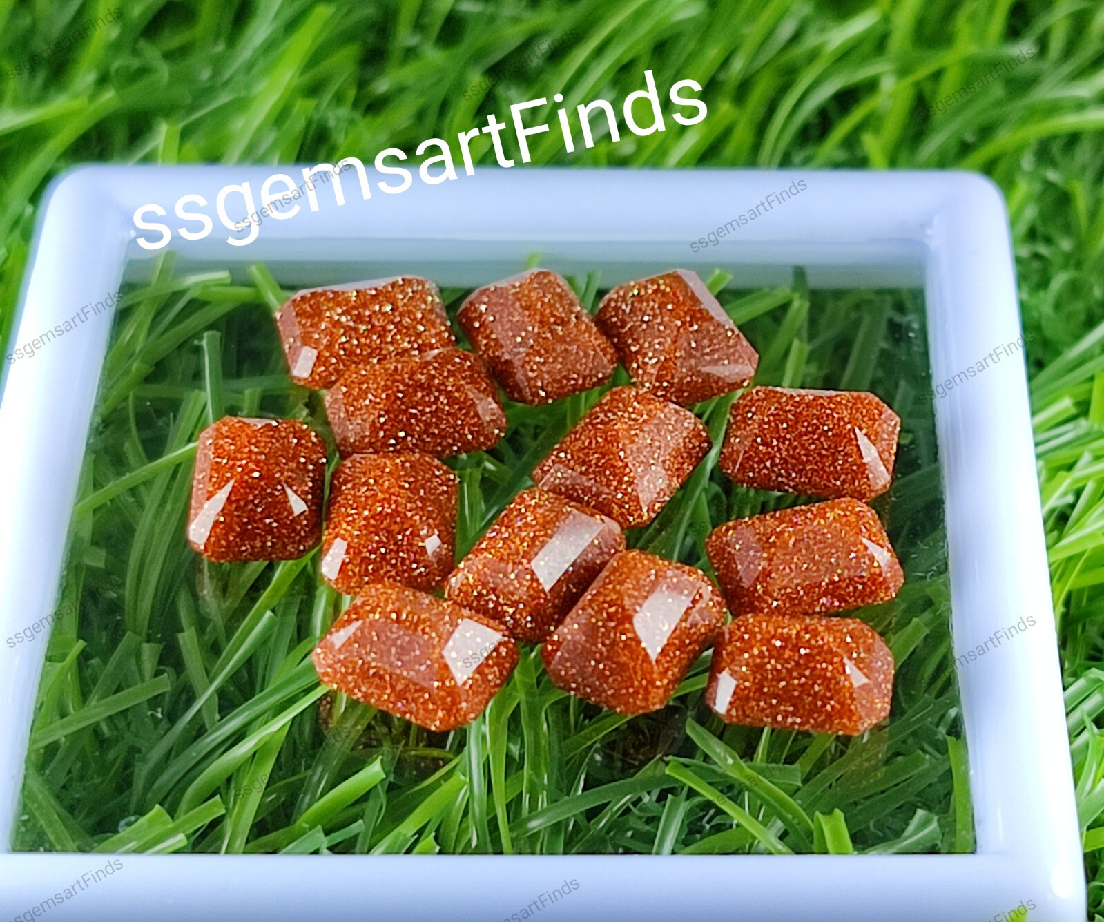 Natural gold Sandstone Faceted octagon Shape Loose Gemstone For Making Jewelry