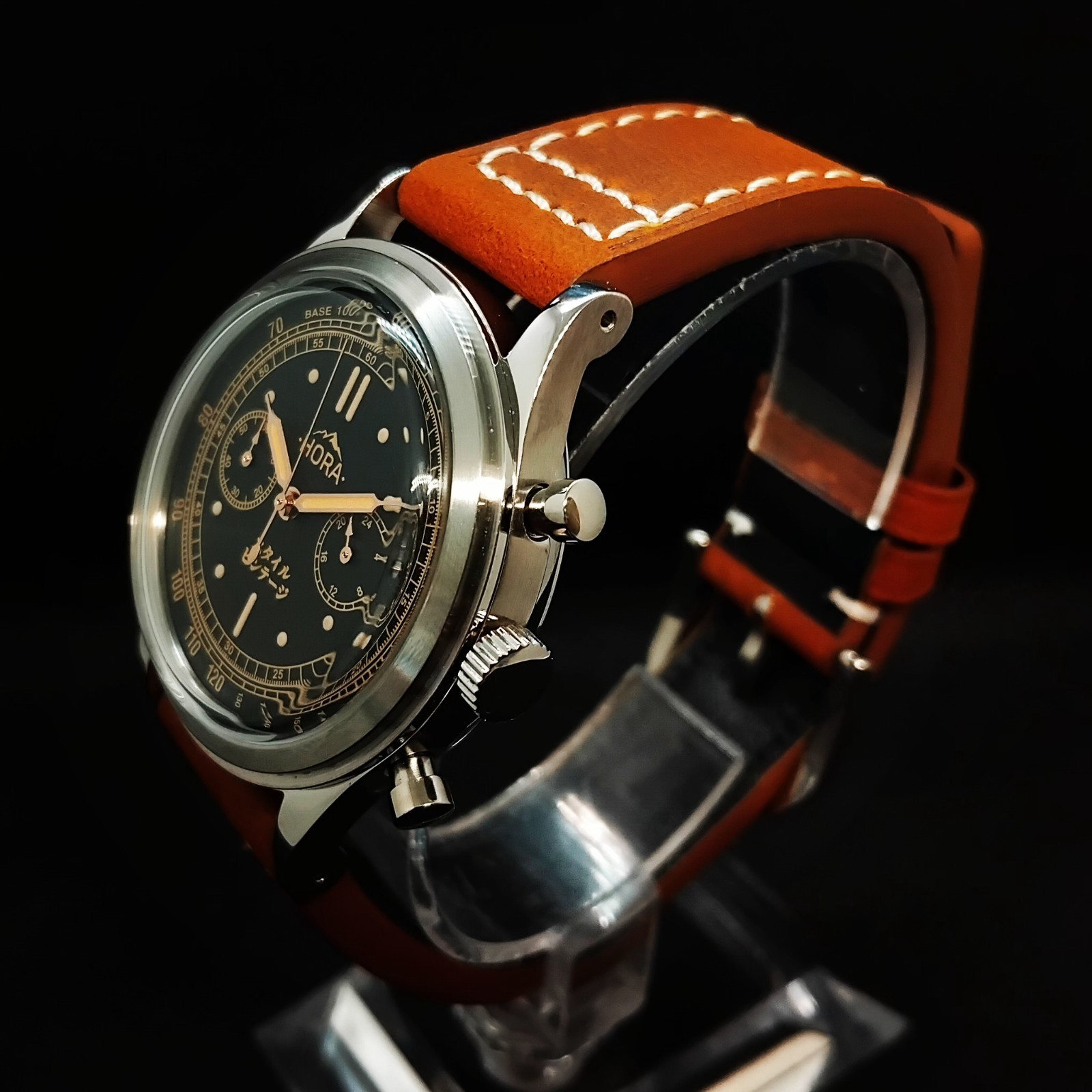 Watch -Hora- Turin 38mm Chronograph Vintage Japan