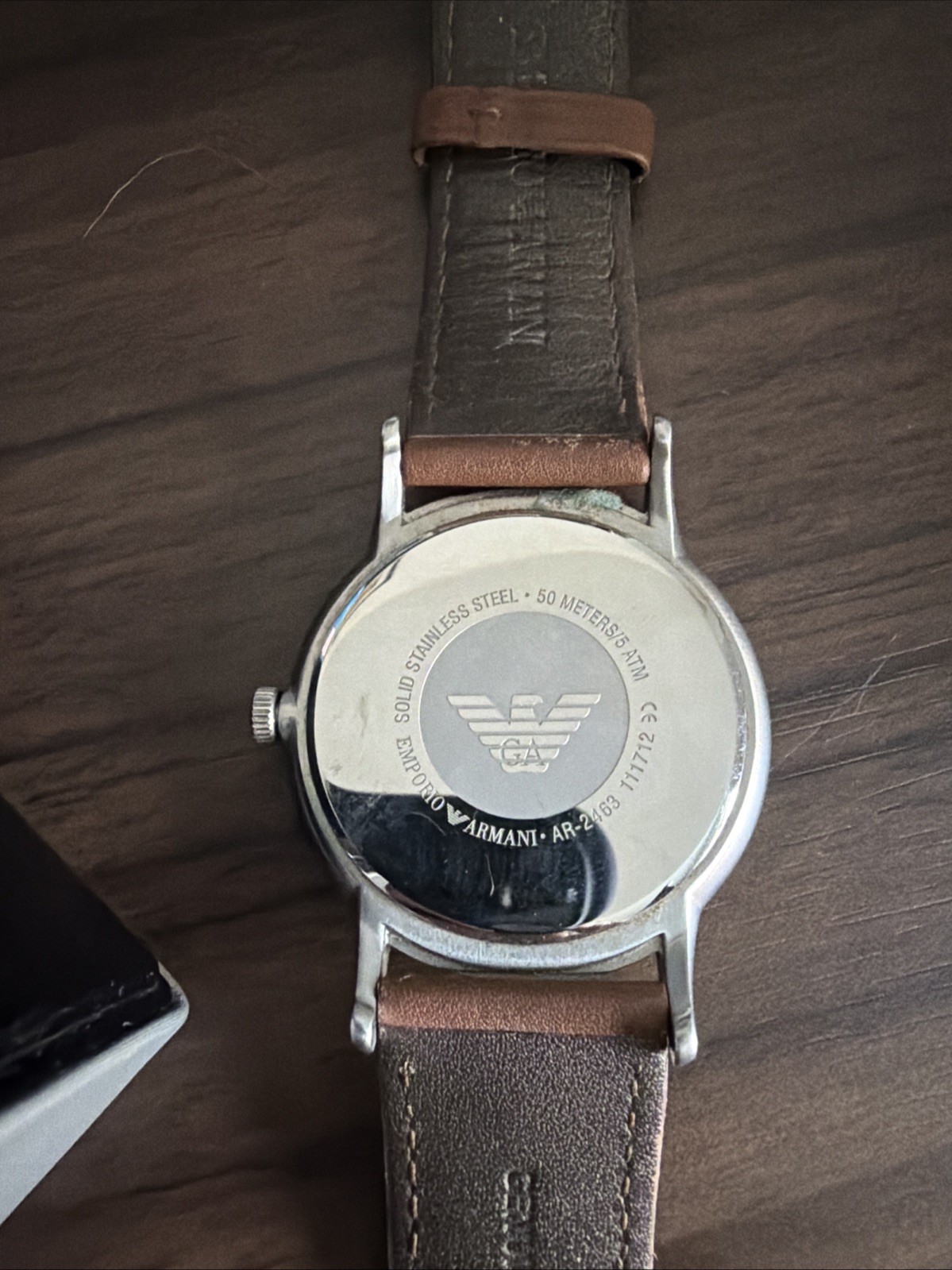 Emperor Armani Watch AR-2463 Men’s Stainless Steel (with box)