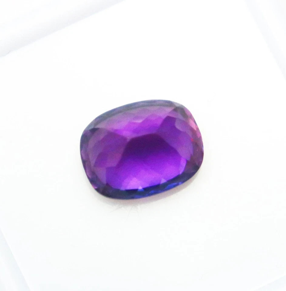 Natural 8.00 Ct Purple Blue Sapphire Cushion Cut Loose Gemstone Certified