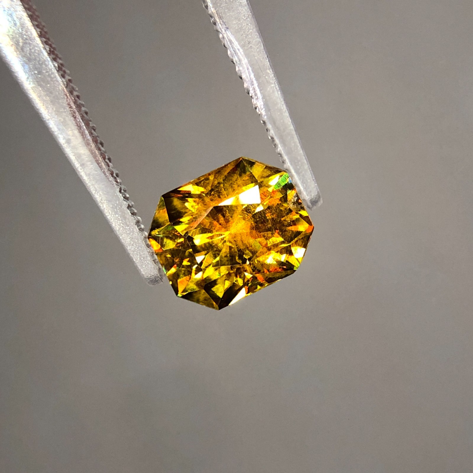 1.75Ct Natural Full Fire Sphene Titanite | Step Cut | Gemstone For Jewelry