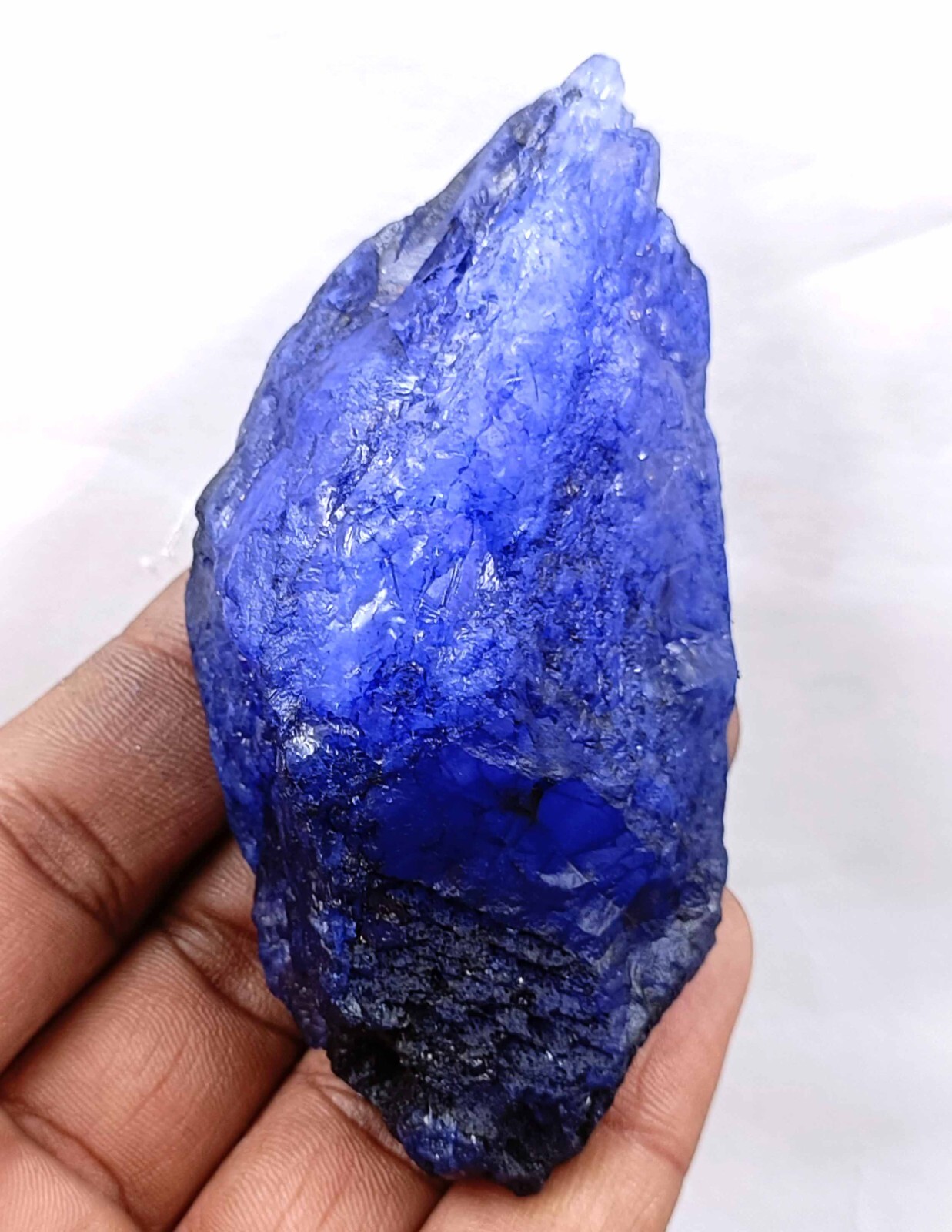 DYED 570 CARAT EGL CERTIFIED TRANSLUCENT ROUGH NATURAL BLUE SAPPHIRE GEMSTONE