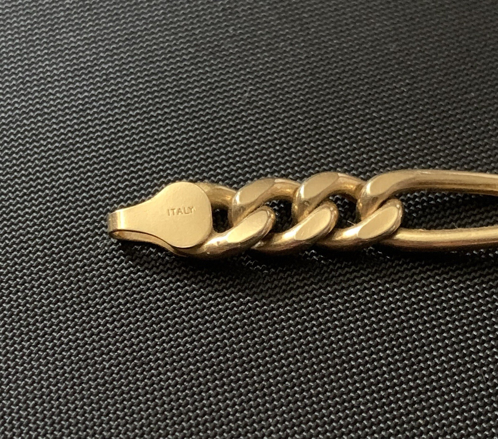 ✨RARE 14K SOLID YELLOW GOLD FIGARO LINK CHAIN NECKLACE APPROX 7MM 30G CLASSIC✨