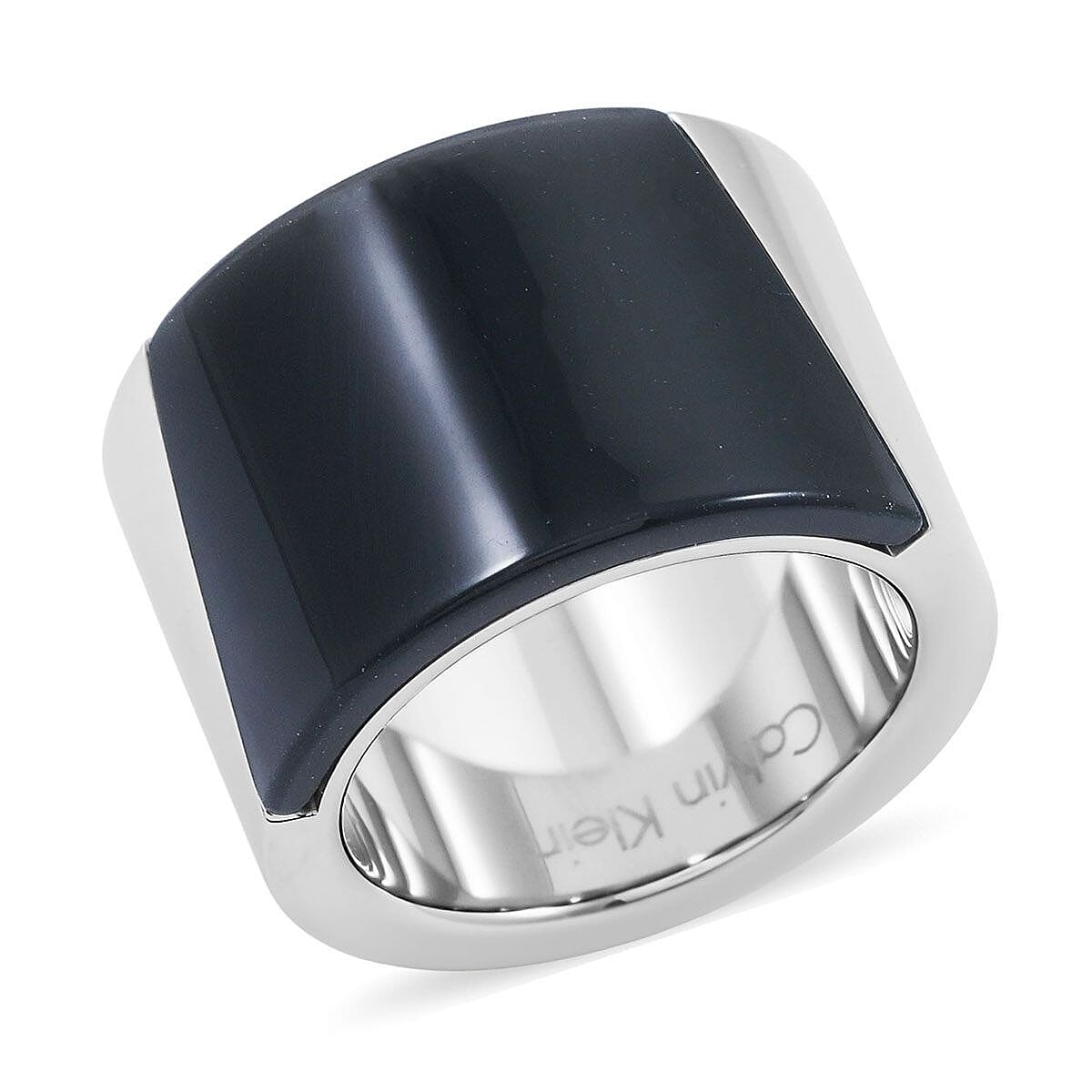 Calvin Klein Distinct Ring in Stainless Steel (Size 6.0)