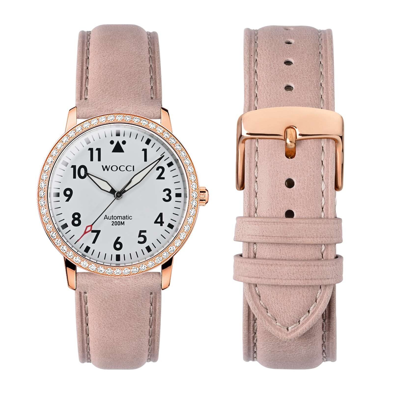 WOCCI Vintage Leather Watch Band 14 15 16 17 18 19 20 21 22 23 24mm Strap