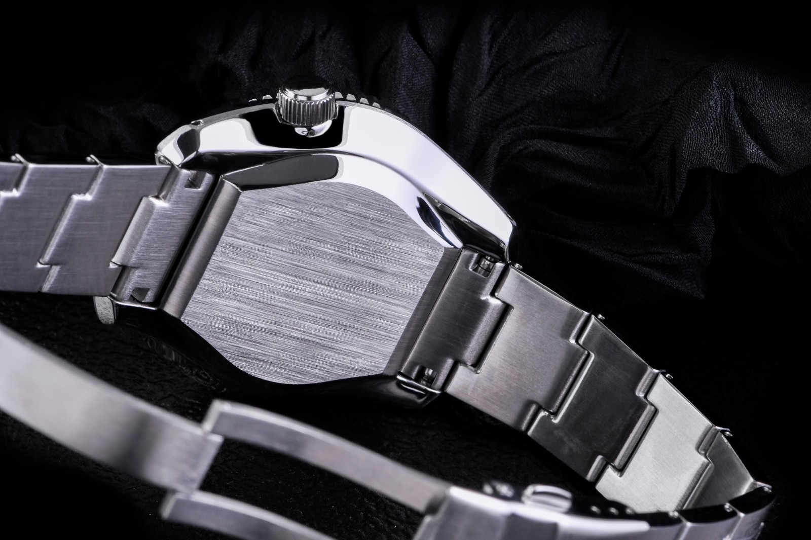 Heimdallr Black Textured MM300 NH35 300M Automatic Diver Watch Monobloc C3 44mm