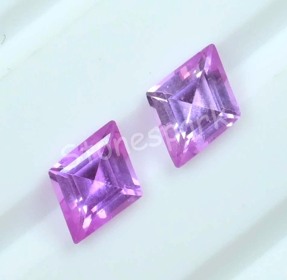 1.70 Ct Natural Mogok Pink Ruby Pair Certified Flawless Loose Gemstone