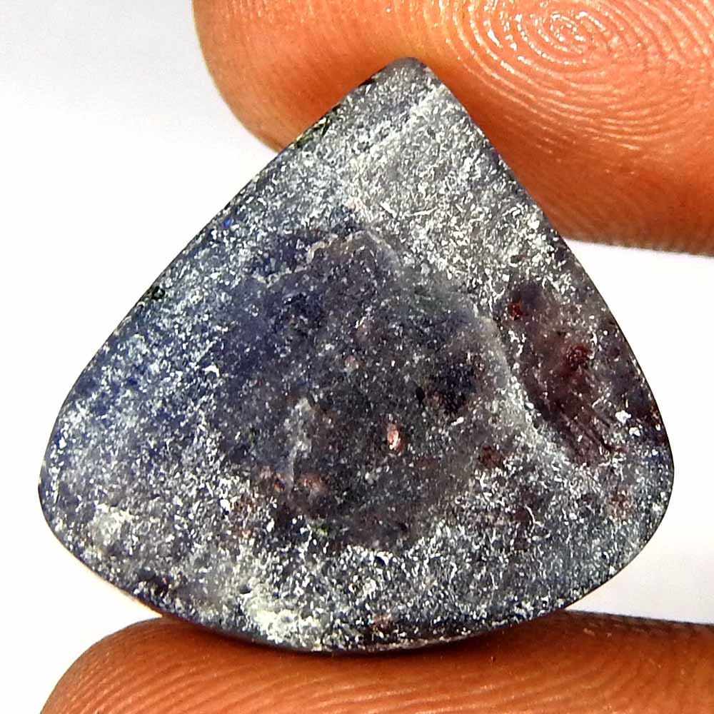 19.90 Cts. Natural Iolite Sunstone Pear Cabochon 28x19x7 Loose Gemstone