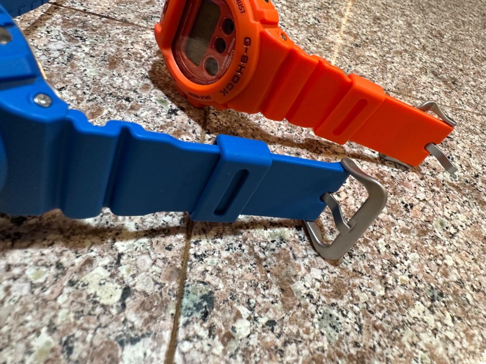 Casio G-Shock DW-6900MM-2 + DW6900MM-4 Combo SET Matte Blue & Orange dw-6900 WOW