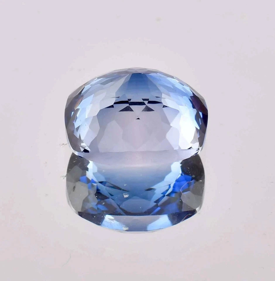 20.00 CT Natural Royal Blue Sapphire Cushion Cut Certified Gemstone Sri Lanka