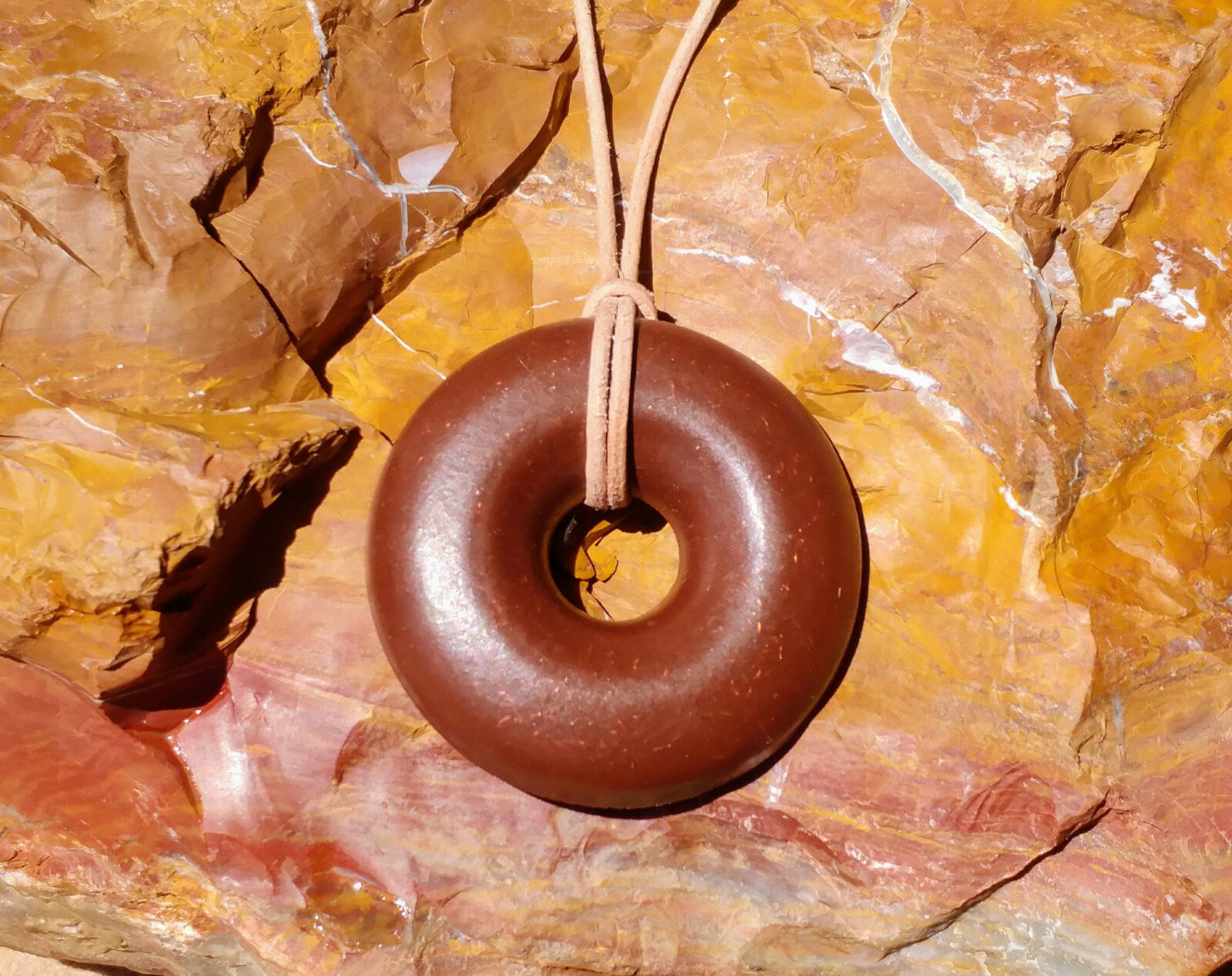 Orgonite® Energy Pendant – Sedona Red Rock Vortex Necklace – Orgone Generator®