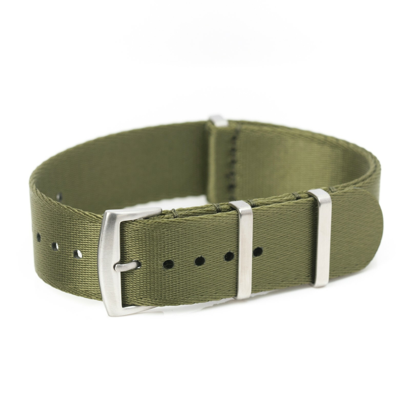 20mm 22mm Premium 1.2mm THIN Military Woven Seat Belt Nylon Watch Strap