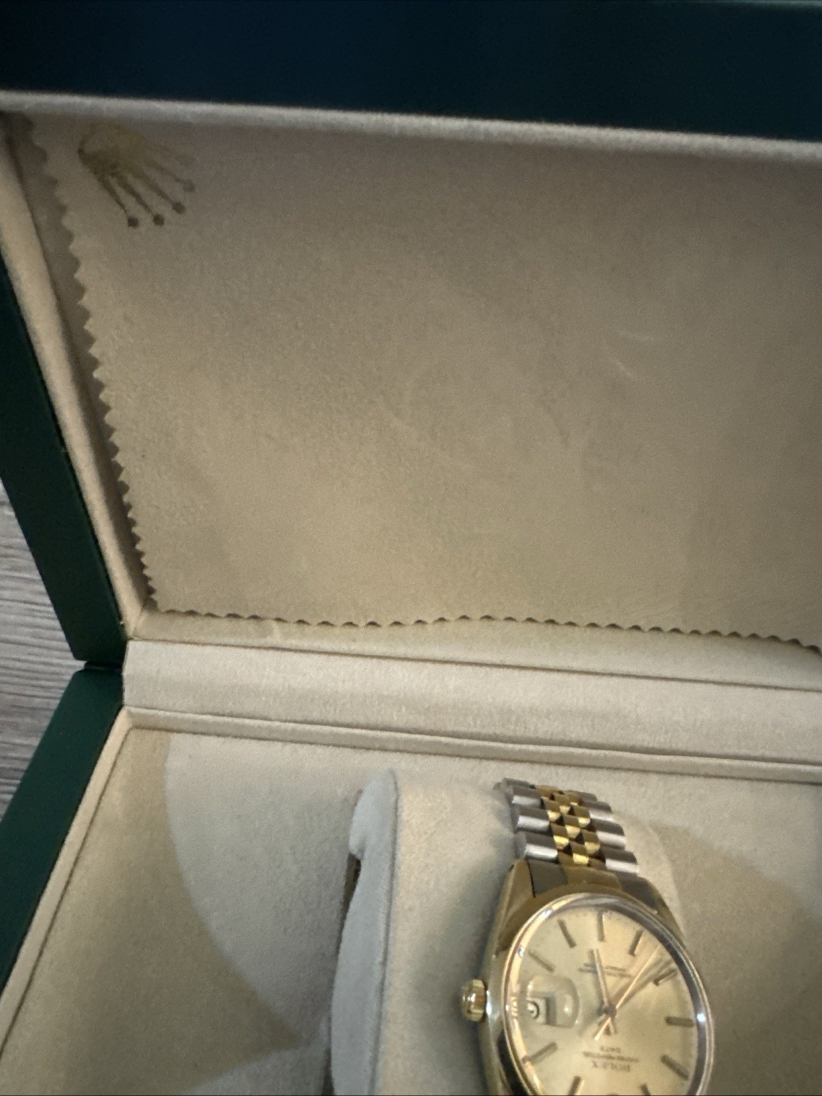 Rolex Oyster Perpetual 34mm Vintage GOLD PLATED Steel Mens Watch Ref 1024