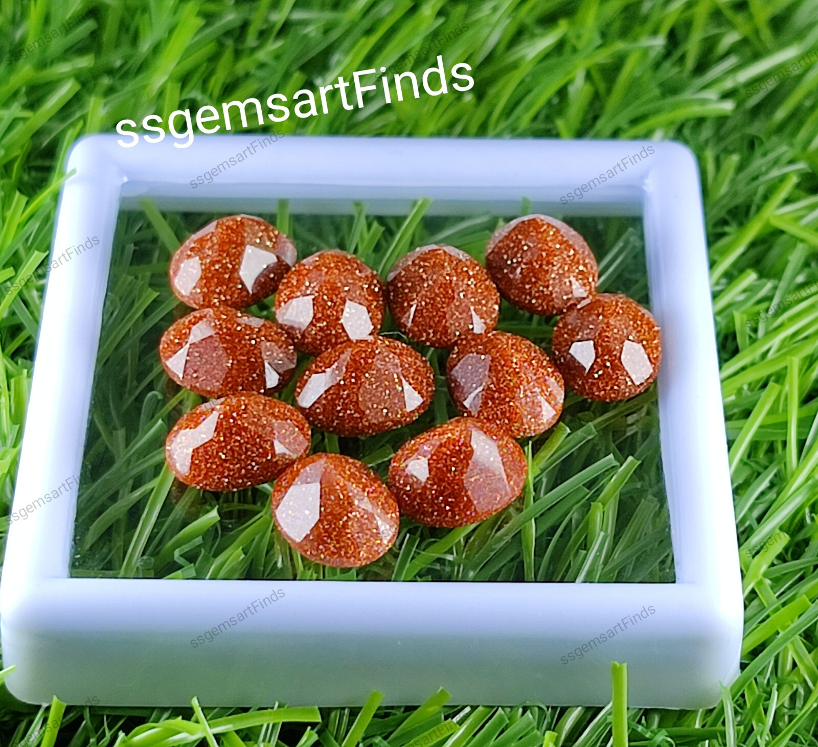 Natural gold Sandstone Faceted oval Shape Loose Gemstone For Making Jewelry