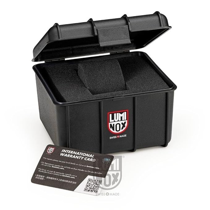 Luminox Atacama Field Mens Quartz Watch XL.1970.2 Black 43mm Dial Rubber 100M