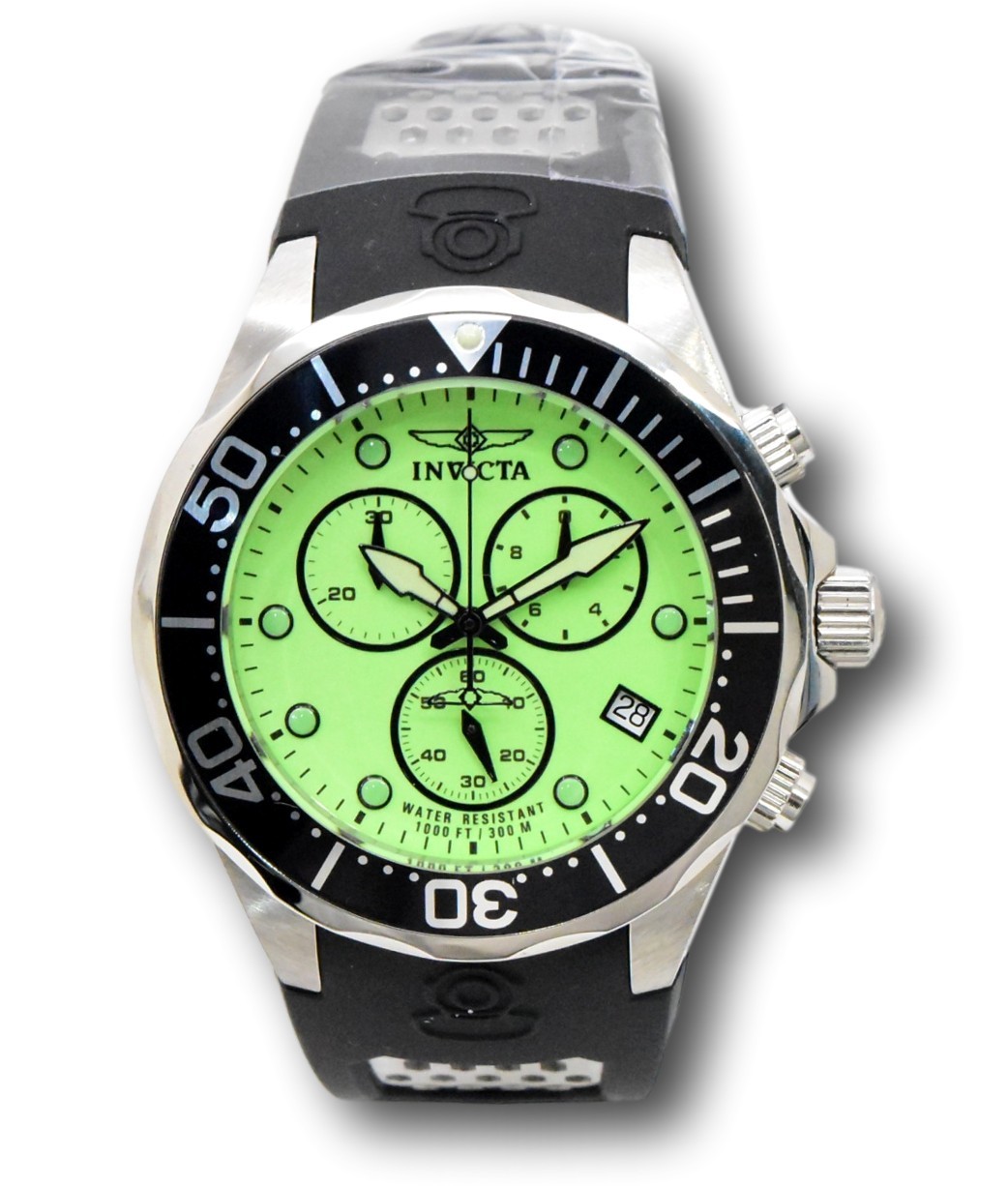 Invicta Pro Diver Super LUME Dial Men’s 47mm Swiss ETA G10 Chrono Watch 11483