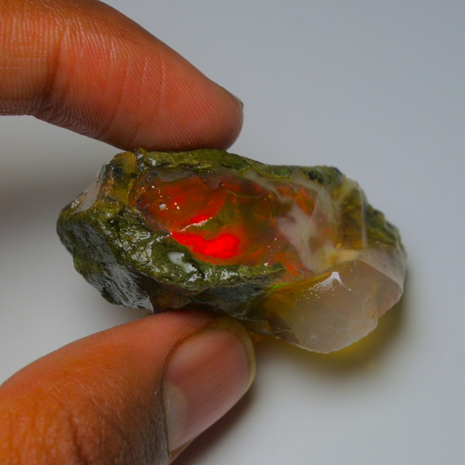 Stunning Ethiopian Opal Rough 100.00 Cts, Large Oil Opal Specimen Natural Opal