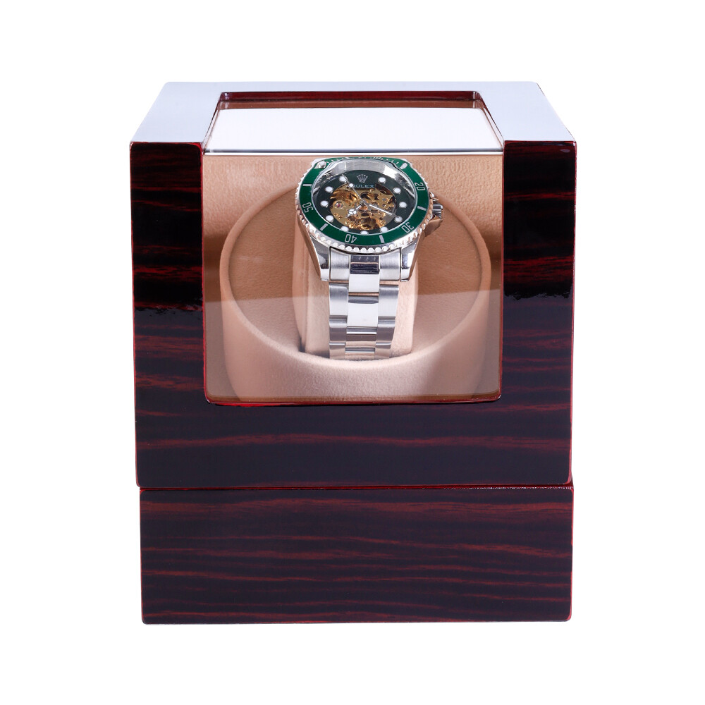 Single Automatic Watch Winder Storage Display Case Box With Silent Motor Gift