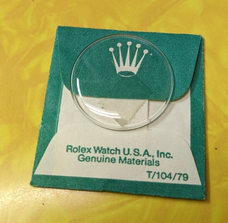 GENUINE ROLEX 3372 ACRYLIC DRESS WATCH CRYSTAL – NOS OPEN PACKAGE