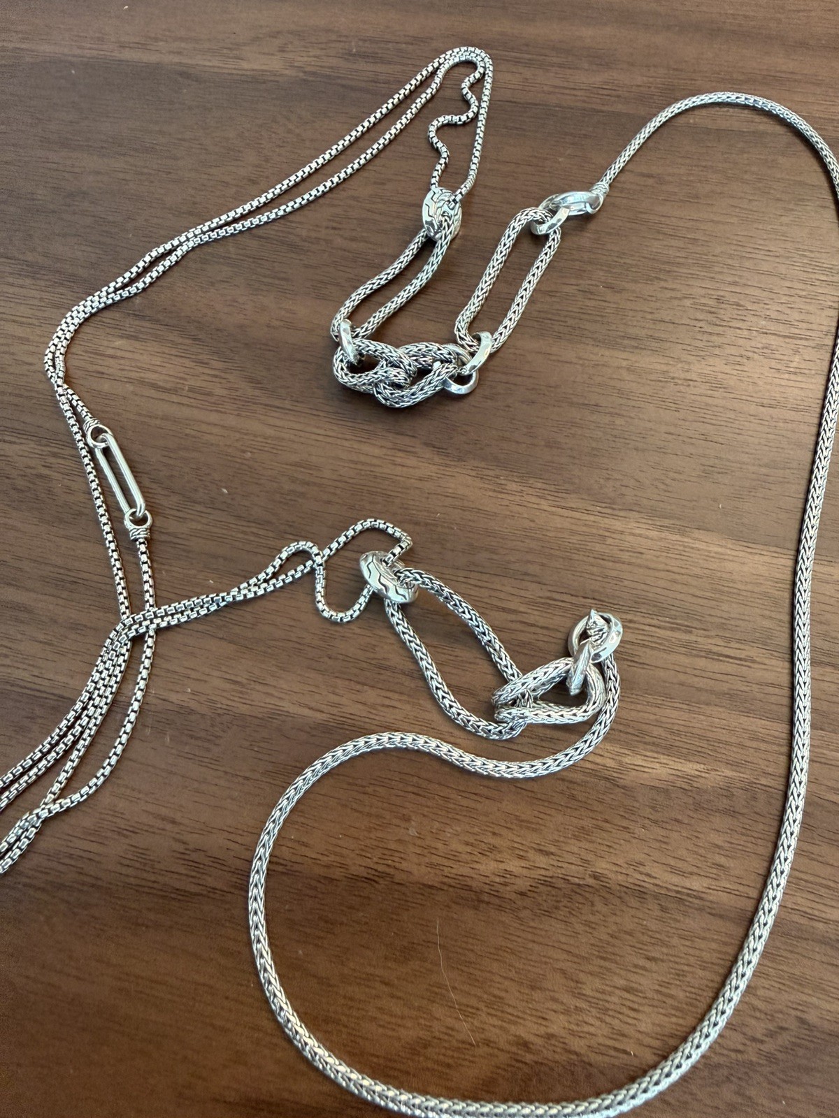 💕JOHN HARDY “Asli” Transformable Sautoir Necklace 40” NWT