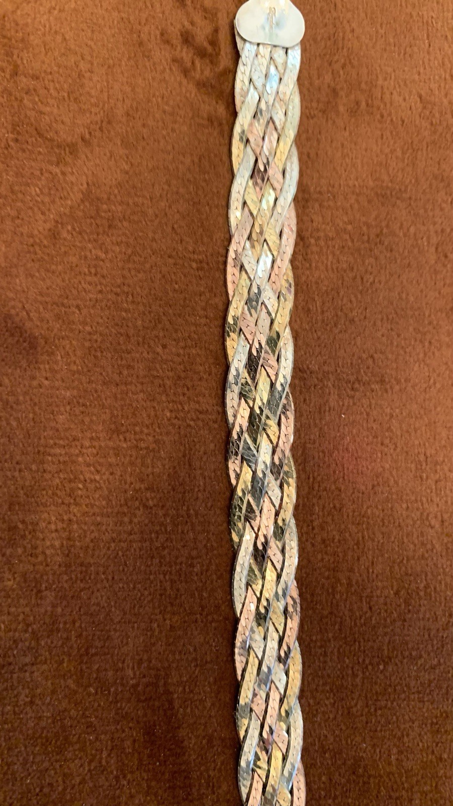 Mesh Woven Braided Made In Italy 925 Sterling Silver Bracelet 3 Colors
