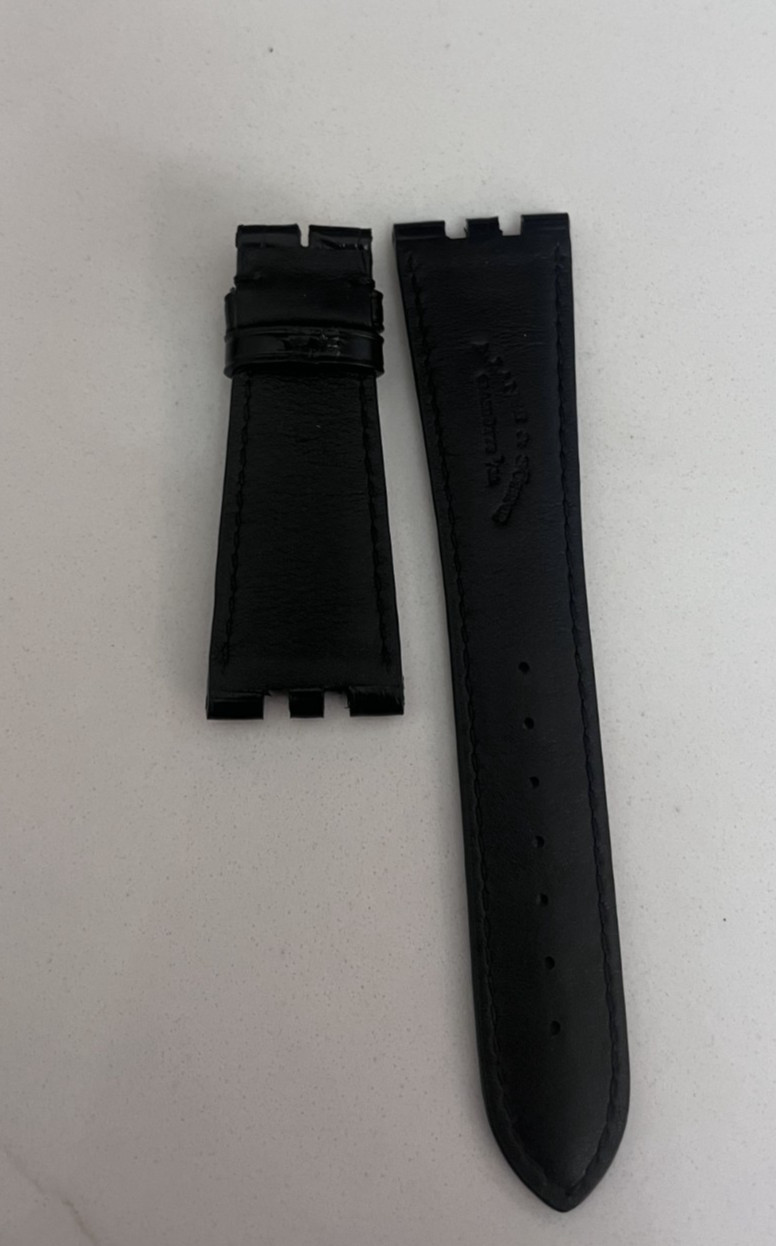 OEM A. Lange & Söhne New Black Alligator Watch Strap 24MM