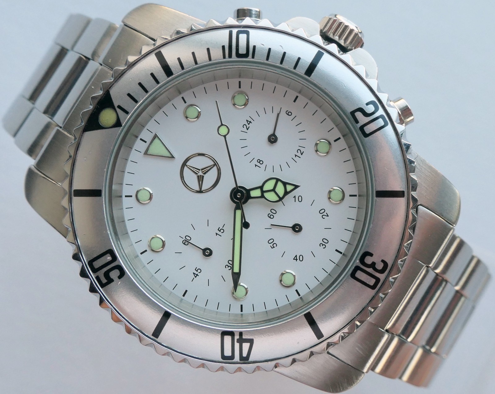 Mercedes Benz Classic Driver Racing AMG Sport Car Accessory Chronograph Watch