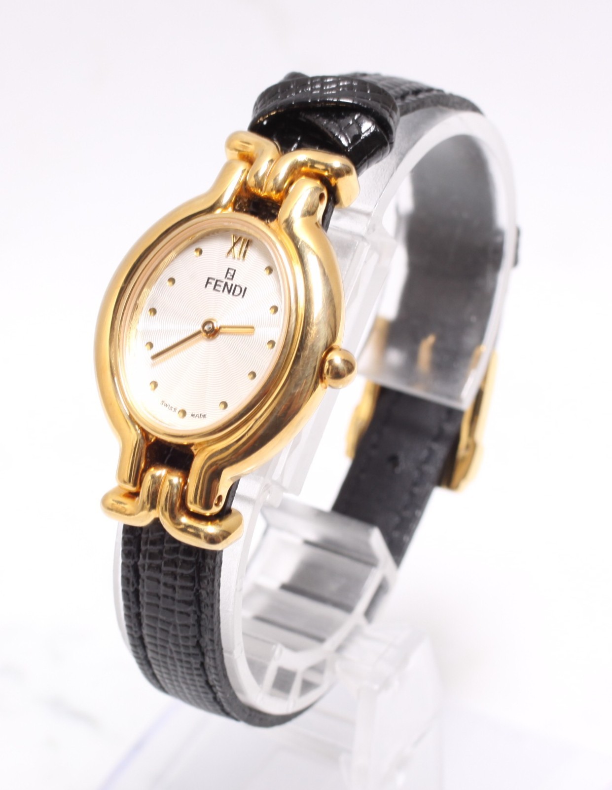 Vintage *N MINT w/Box* FENDI 640L Chameleon 5 Colors Change Belt Qz Ladies Watch