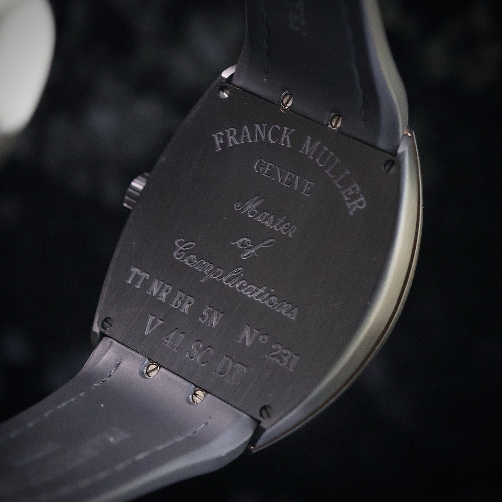 Franck Muller Vanguard V41 SC DT BR NR 5N – Black PVD Rose Gold – 2025 Full Set