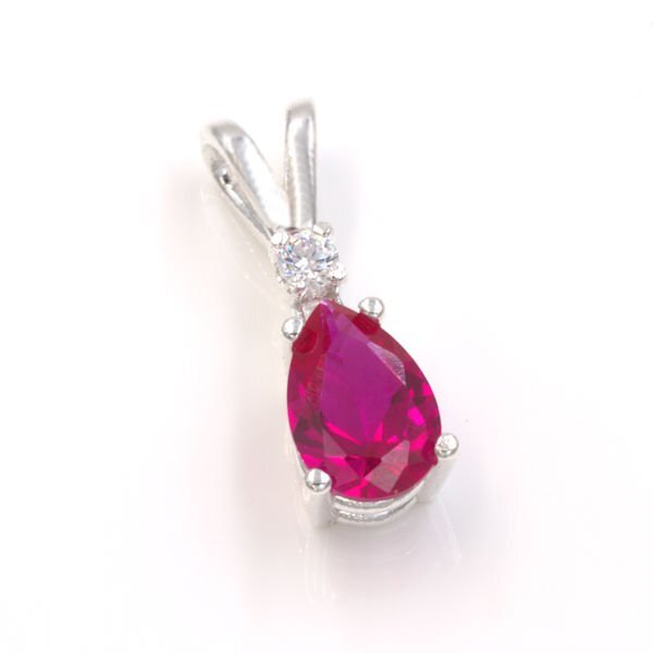 Pear Single Accent Pre-notched Pendant Mounting