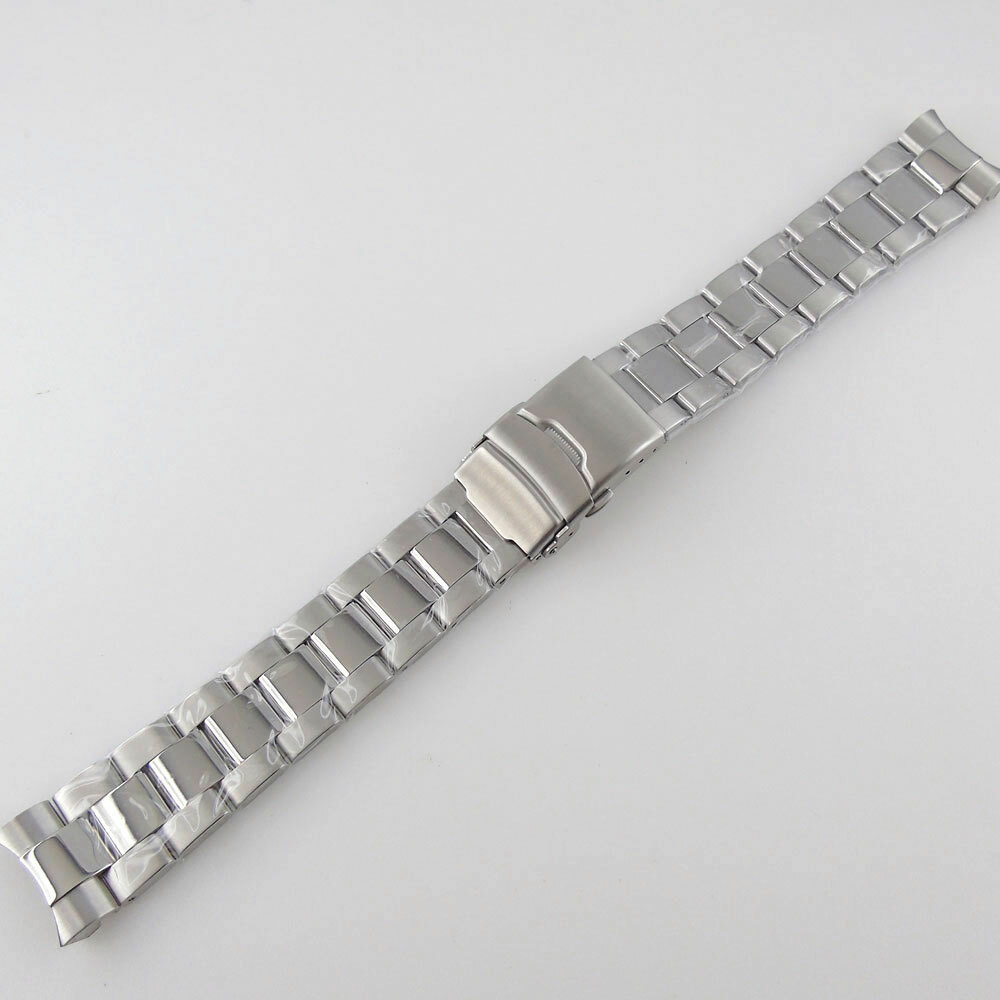 20mm 316L Steel Solid Jubilee Bracelet Fit 40mm Sub President Oyster Mens Watch
