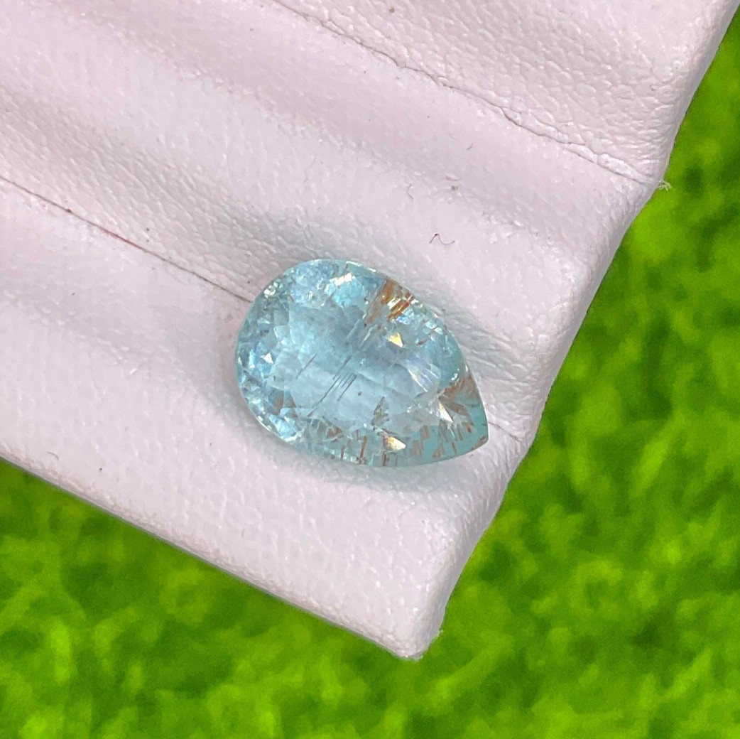 2.91cts 100% natural top quality neon blue paraiba tourmaline loose gemstone