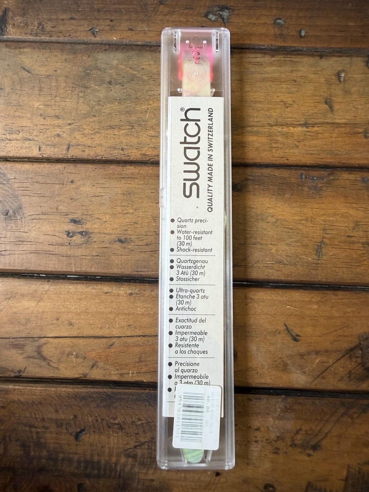 NWT NOS VTG 1993 Swatch “Postcards” GN127