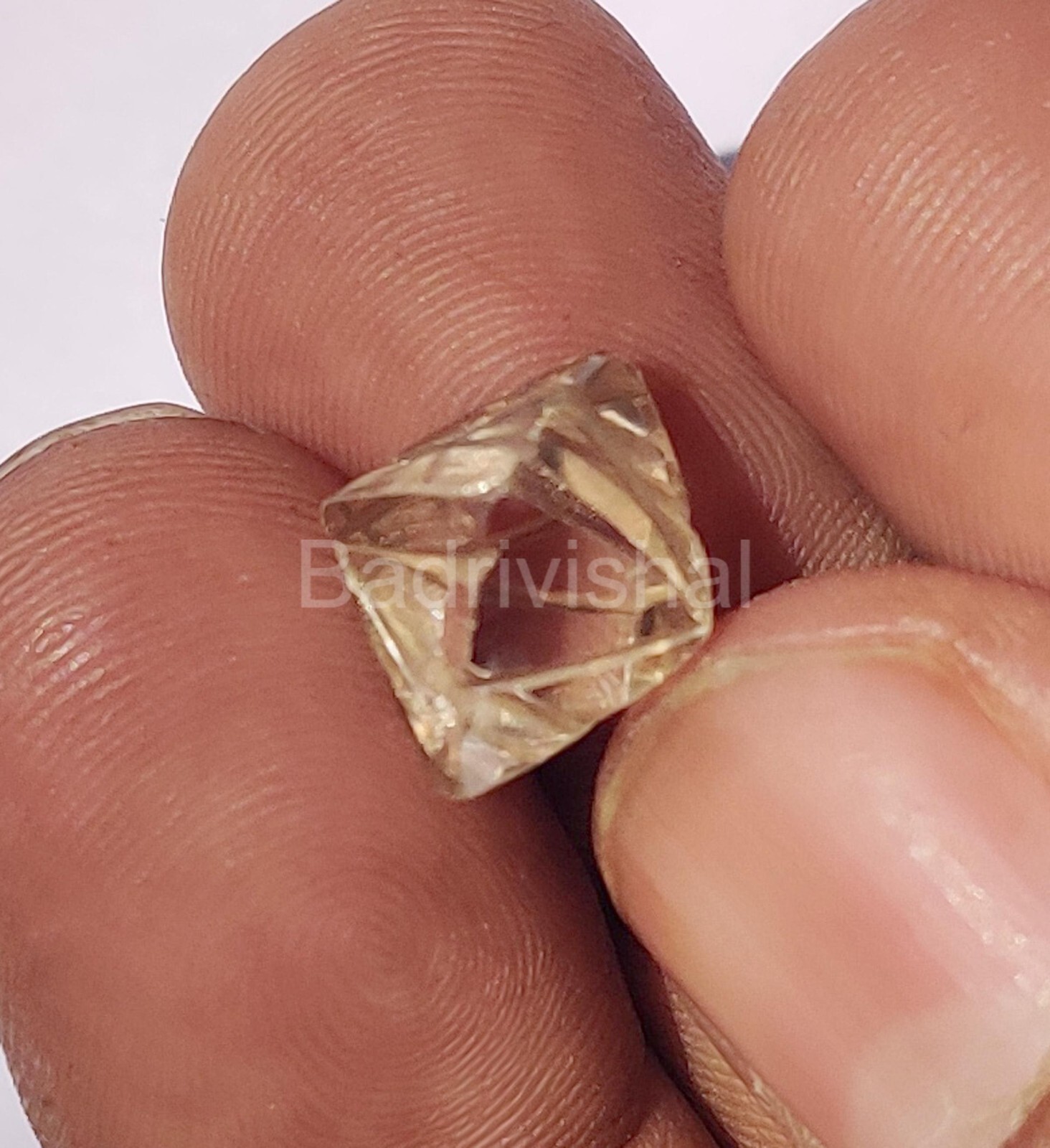 Raw Diamond 4.01Ct D-Color Certified Colorless CVD Loose Gemstone FL-Clarity EKU
