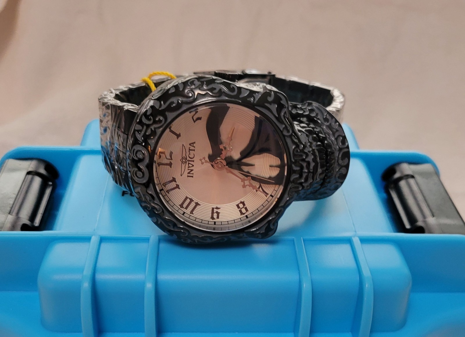 Invicta Artist Series Skull Men’s Watch 50.5mm, Black 33967 With Invicta Lockbox