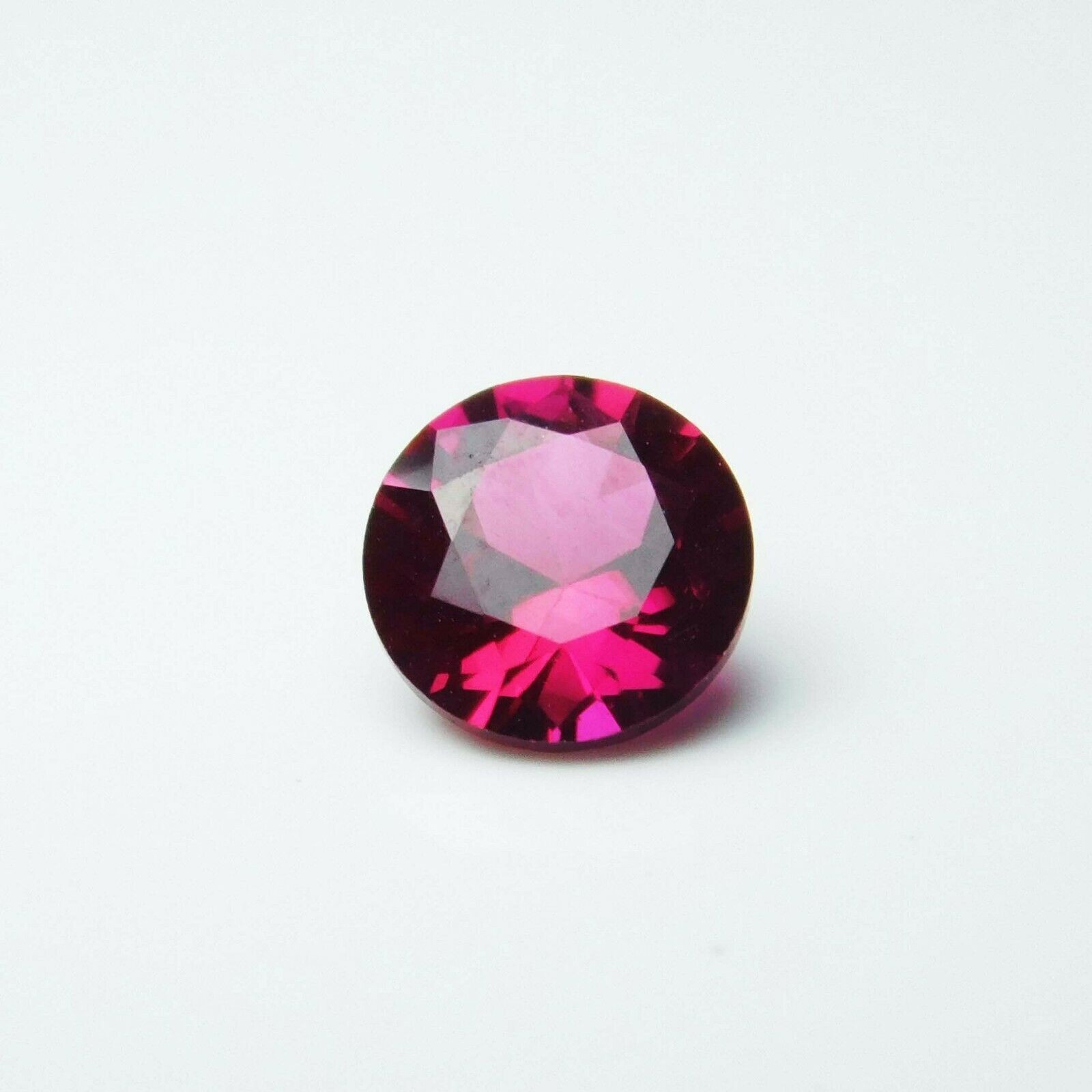6 Ct NATURAL Gemstone RED Ruby Mozambique Round Diamond Cut CERTIFIED