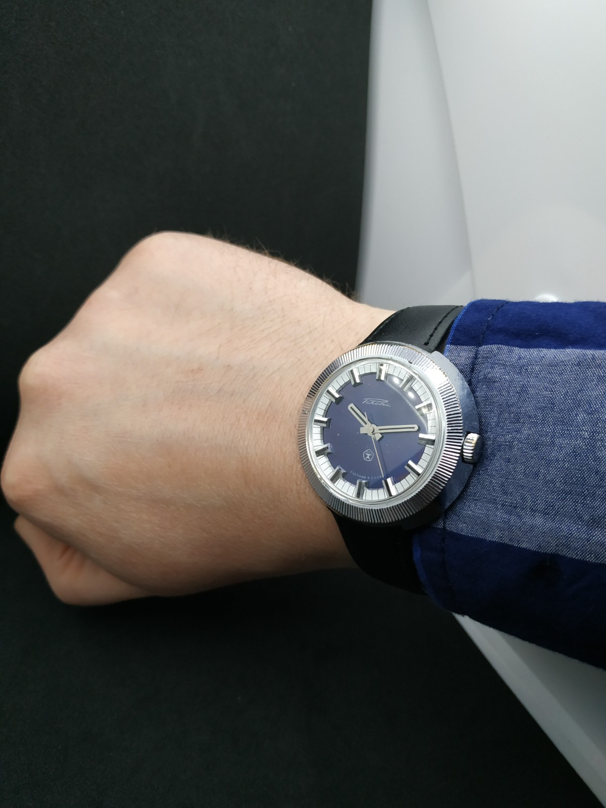 Men’s Dress Vintage USSR Watch Raketa UFO Mechanical 2609.HA Retro Soviet ☭