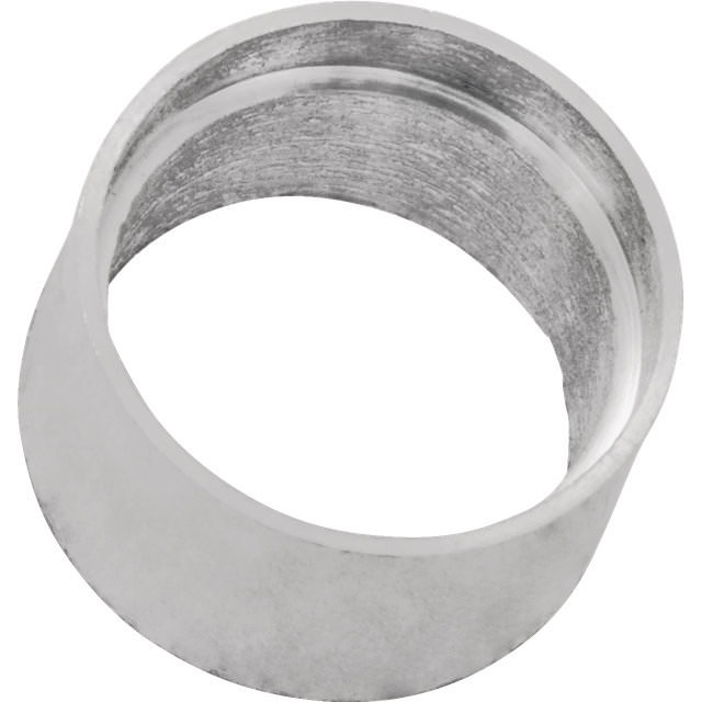 14k 18k 950 .925 Round Tube Bezel Set Setting w/Bearing One Stone Mount 1.75-8mm