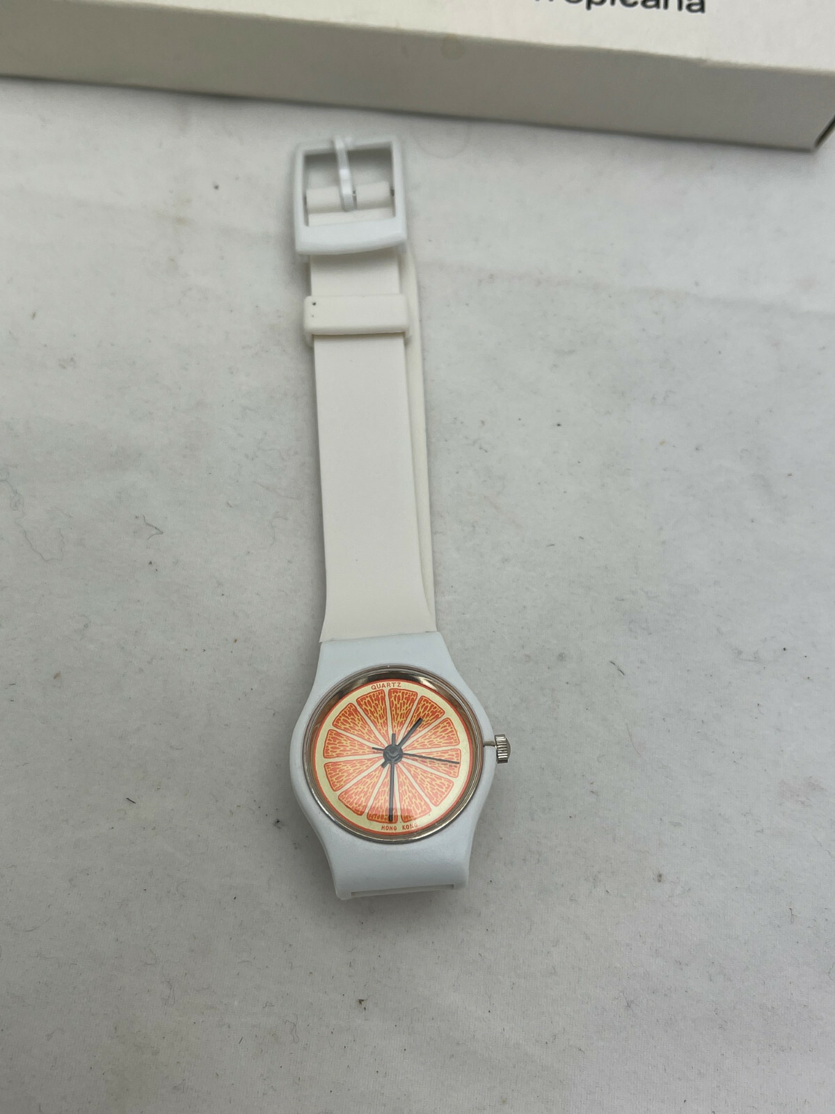 NOS Unisex TROPICANA Orange Juice Logo Watch NEW IN BOX