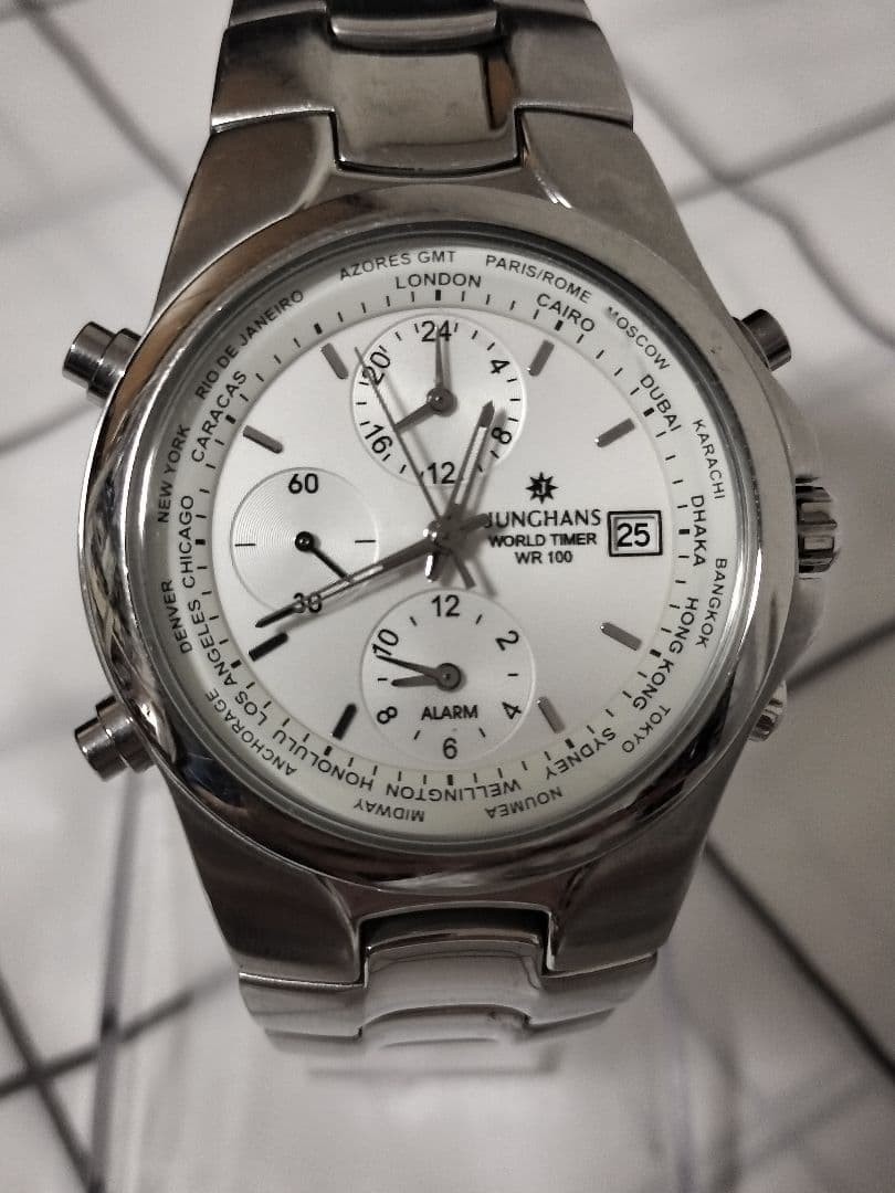 Junghans World Timer 41/4193 Quartz Watch