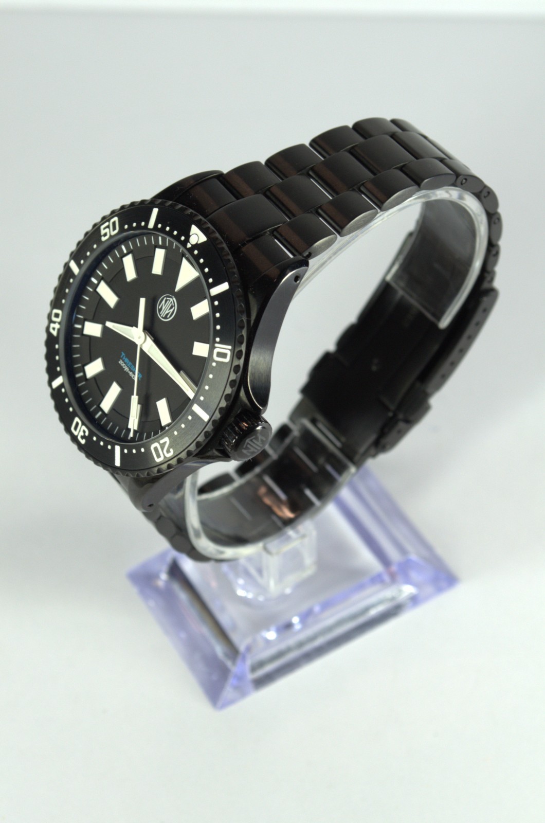 NTH Thresher No date diver, Black DLC, 43.75mm, RARE + discontinued, automatic