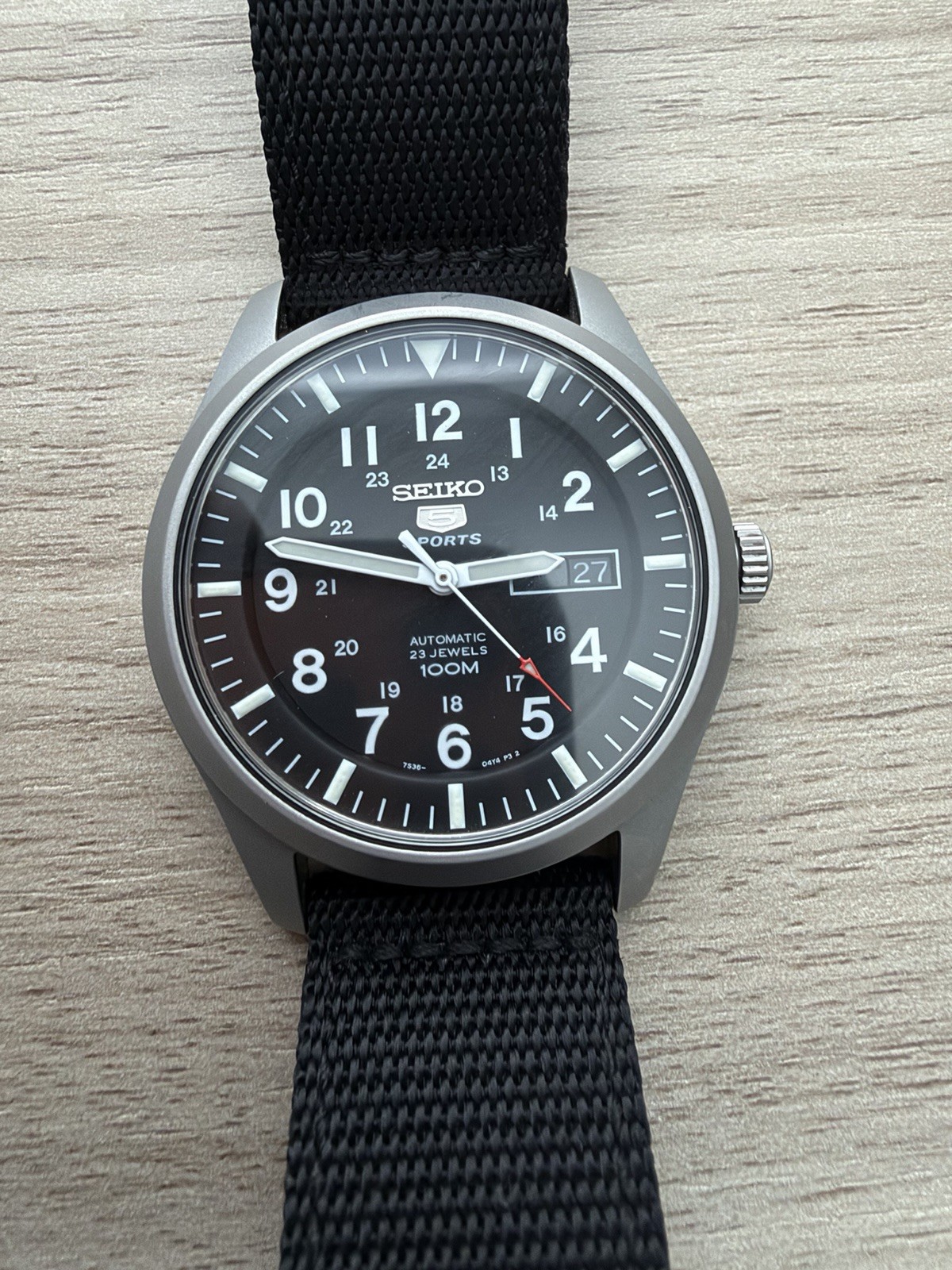 Seiko Men’s 5 Automatic Watch SNZG15K1