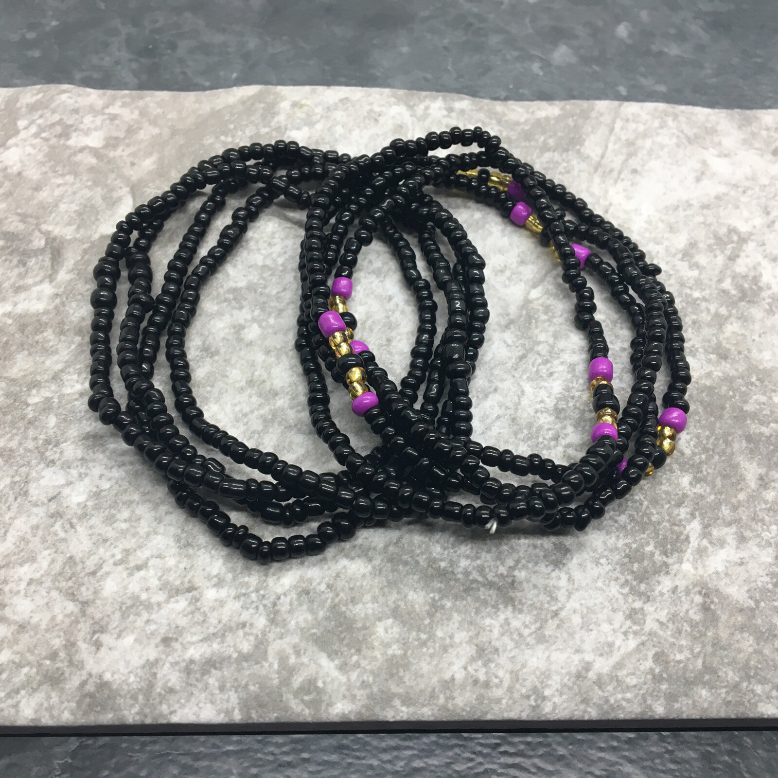 2 PC Handcrafted Waist Beads Jewelry African Bohemia Bracelets Anklet New 4653